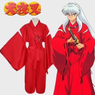 เครื่องแต่งกาย ชุดกิโมโน คอสเพลย์อนิเมะ Inuyasha Kikyo COSPLAY Miko สําหรับเด็กผู้ชาย และเด็กผู้หญิง