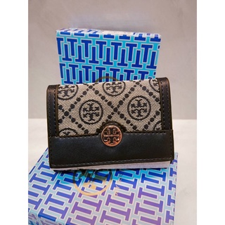 #พร้อมส่ง   กระเป๋าตังค์ TORY BURCH หนัง ผ้าแคนวาส  เกรดพรีเมี่ยม งานดี