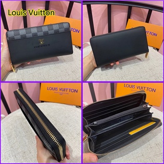 ภาพขนาดย่อสินค้ากระเป๋าเงิน Louis Vuitton แท้/กระเป๋าสตางค์ผู้ชาย/กระเป๋าสตางค์ยาว/กระเป๋าสตางค์ซิป/กระเป๋าใส่เหรียญ 6124