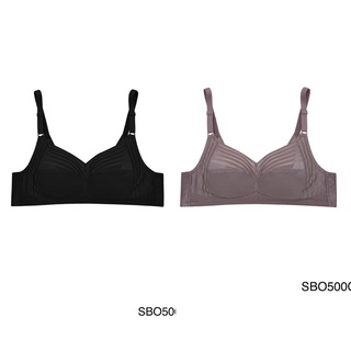 Sabina เสื้อชั้นใน Invisible Wire รหัส SBO500 (ไม่มีโครง) รุ่น Function Bra สีเนื้อเข้ม และดำ