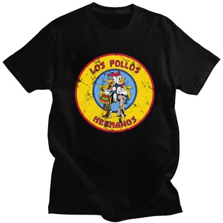 T-shirt  เสื้อยืดแขนสั้น ผ้าฝ้าย พิมพ์ลาย Breaking Bad สไตล์วินเทจ สําหรับผู้ชายS-5XL