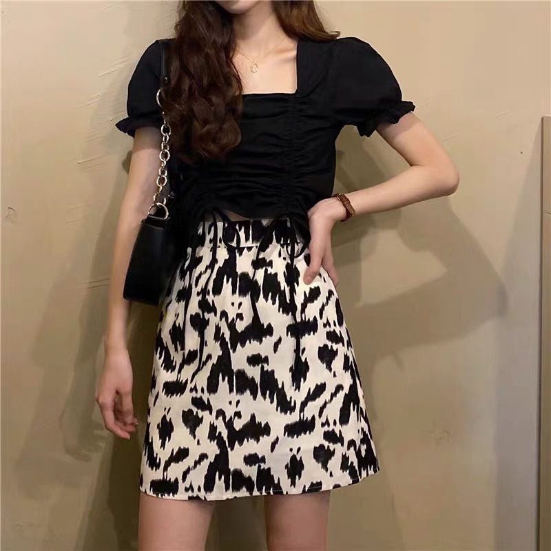 hot-sale-22511skirts-womens-skirts-2022-new-summer-slim-a-line-skirts-slim-high-waist-leopard-print-short-skirts