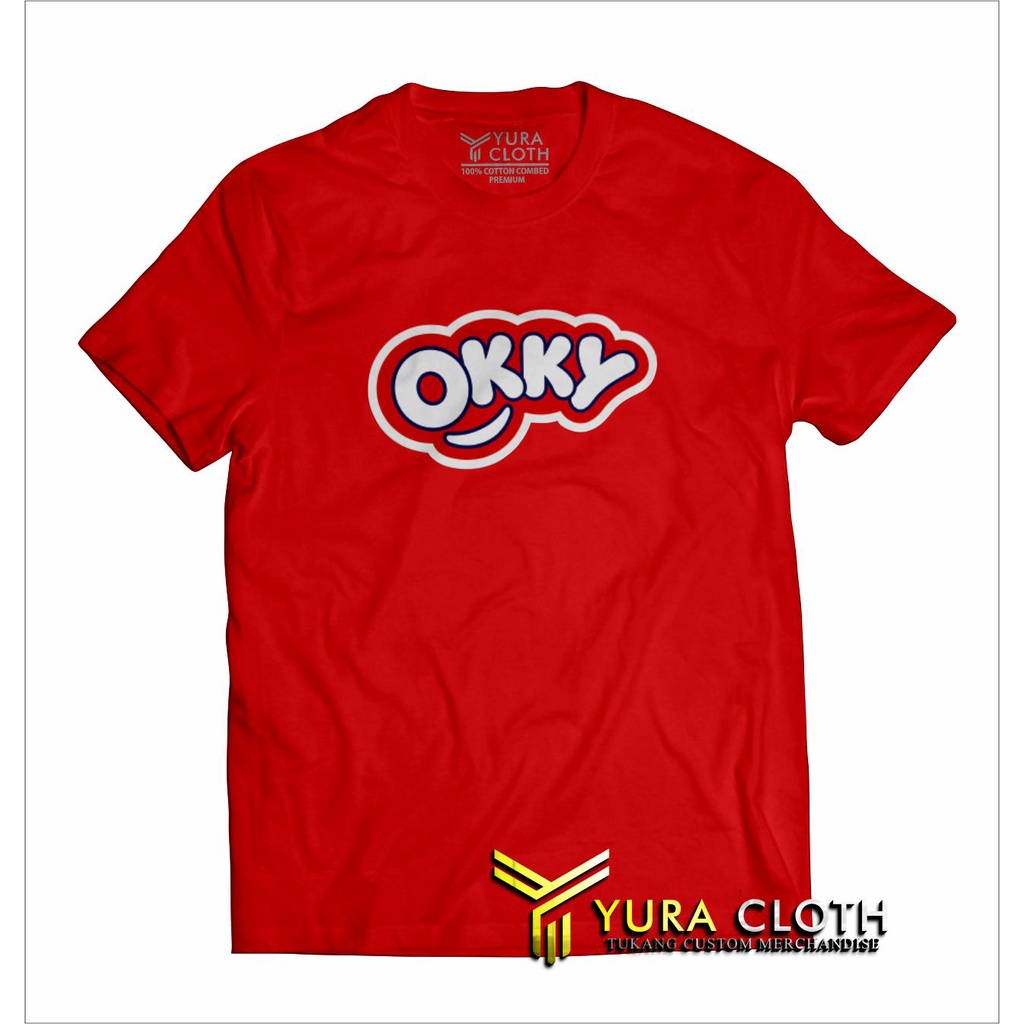 เสื้อยืด-พิมพ์ลายโลโก้-okky-jelly-dring-viral-logo-distro-สําหรับผู้ชาย