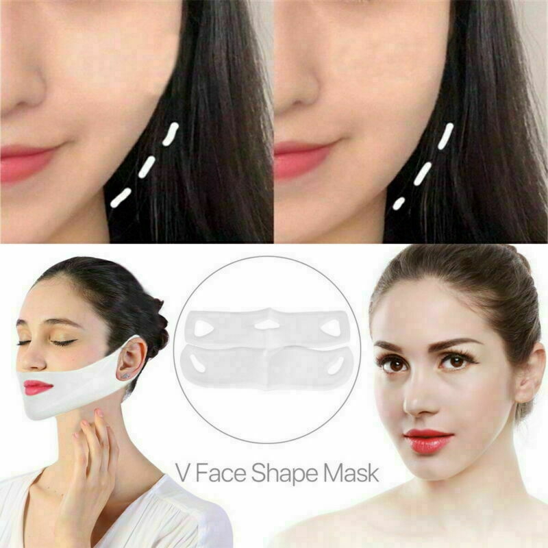 รายละเอียดเกี่ยวกับ-4d-face-lift-v-shape-หน้ากากคอใบหน้าบางคางสองต่อต้านริ้วรอยลบเครื่องมือ