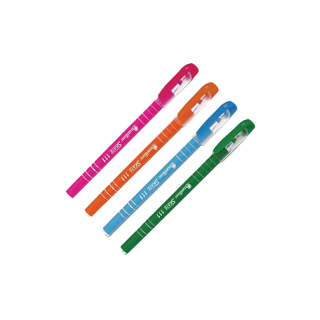 [ 1 ด้าม ] ปากกาลูกลื่น Quantum รุ่น Skate 111 ควอนตั้ม หมึกน้ำเงิน / หมึกแดง จำนวน 1 ด้าม