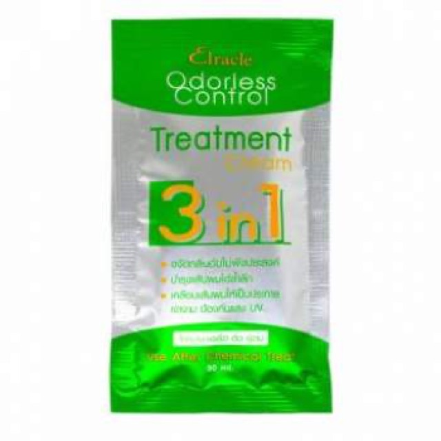 elracle-odorless-control-treatment-green-bio-super-กรีนไบโอ-ซองสีเขียวทรีทเมนต์-1-กล่อง-24-ซอง