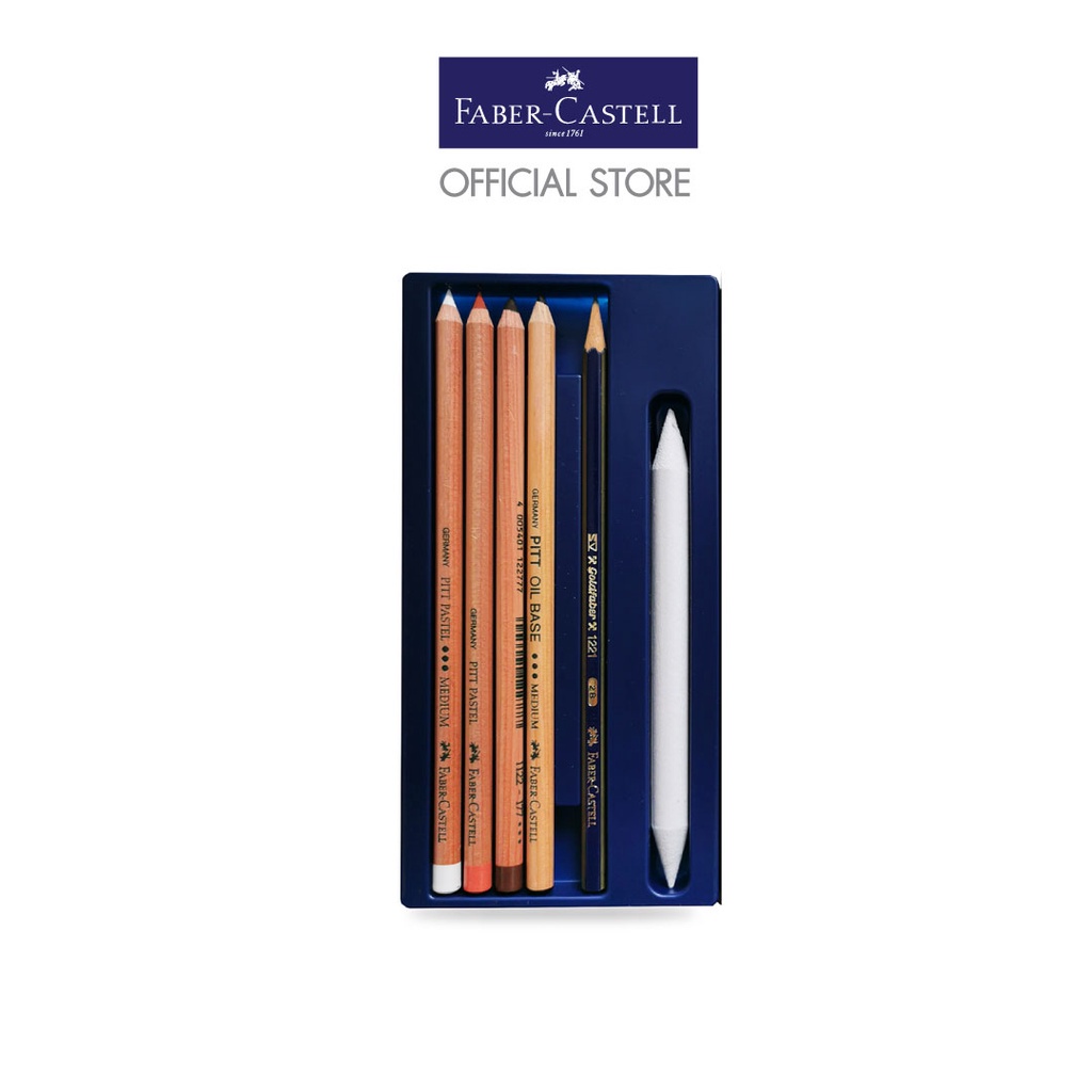 faber-castell-classic-sketch-set-sepia-classic-ชุดสเก็ตดินสอซีเปีย-sepia-classic