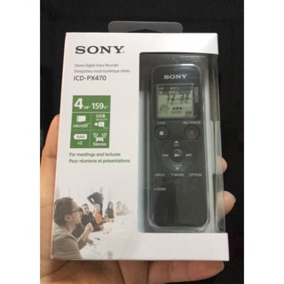 สินค้า เครื่องอัดเสียง Sony ICD-PX470 ของใหม่ ของแท้