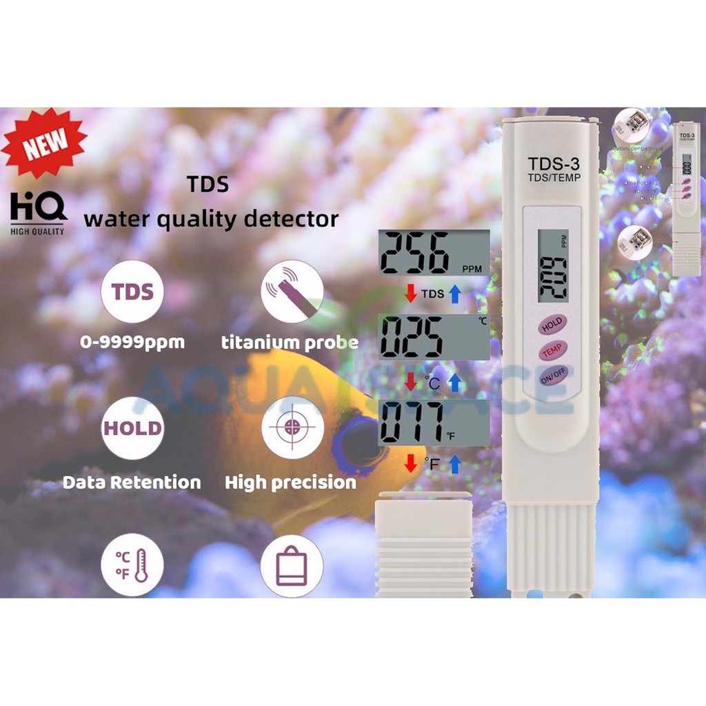 tds-meter-ปากกาวัดค่าปนเปื้อนของน้ำ-ค่าน้ำประปา-ค่าน้ำดื่ม-ตู้ไม้น้ำ-ตู้ทะเล-ส่งเลยไม่ต้องรอ