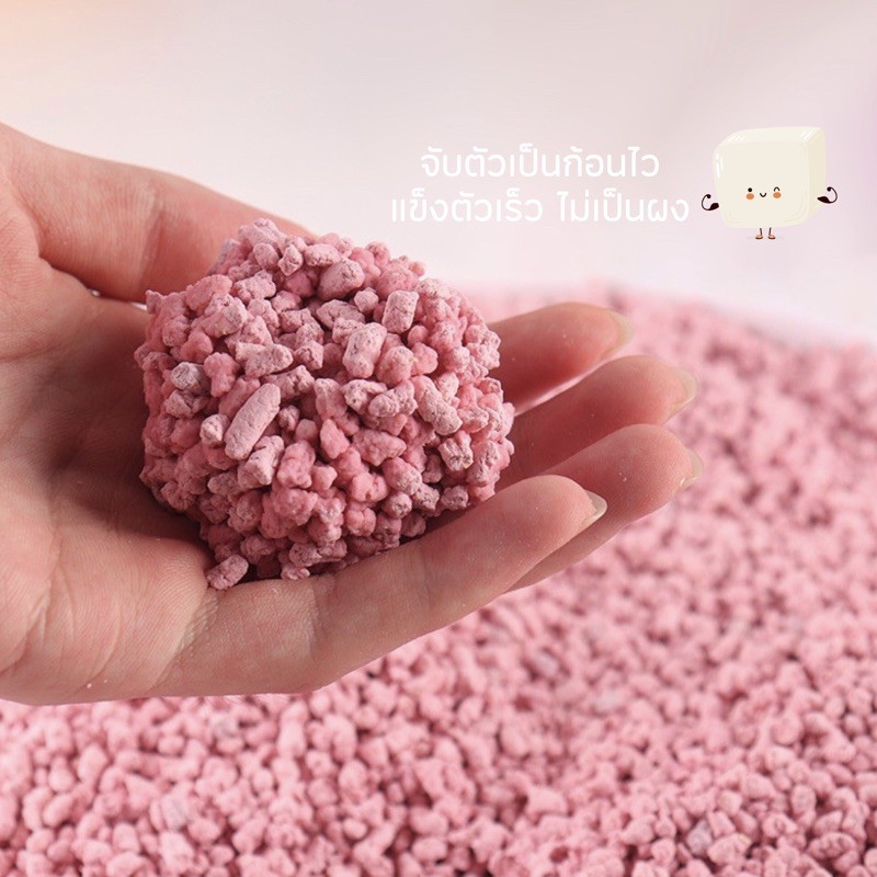 ภาพสินค้าทรายแมวเต้าหู้ 6 ลิตร/2.5kg ออร์แกนิค100% ผลิตจากกากถั่วเหลืองธรรมชาติ จากร้าน condomzilla บน Shopee ภาพที่ 8