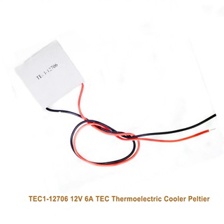 Tec1-12706 12706 TEC เทอร์โมอิเล็กทริกคูลเลอร์ Peltier 12V ใหม่ เครื่องทําความเย็นเซมิคอนดักเตอร์ TEC1-12706