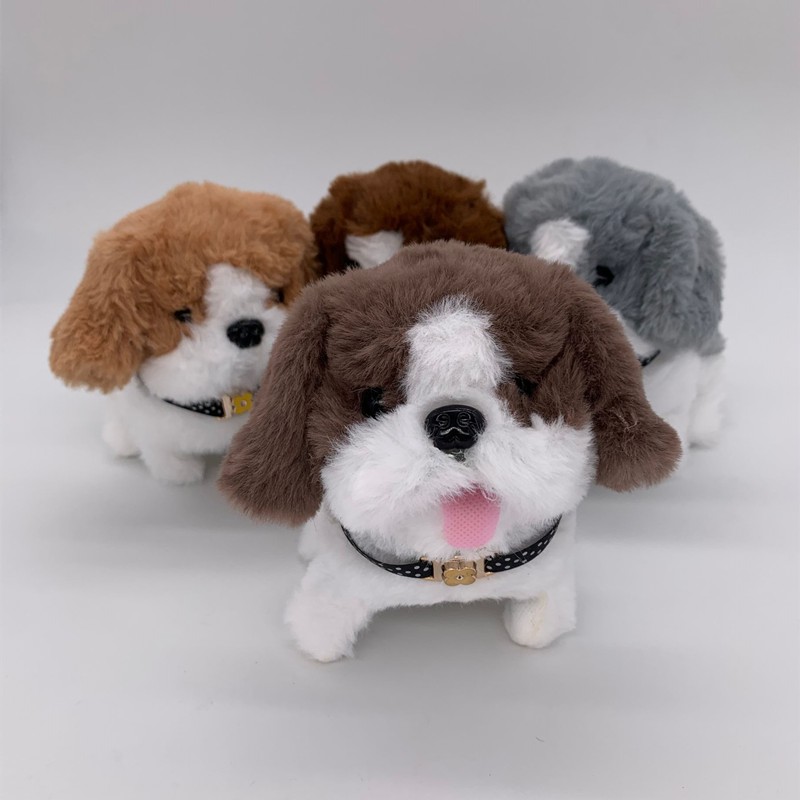 รูปภาพสินค้าแรกของของเล่นตุ๊กตาหมา สุนัข เดินได้ มีเสียง ใส่ถ่านธรรมดา  HY520