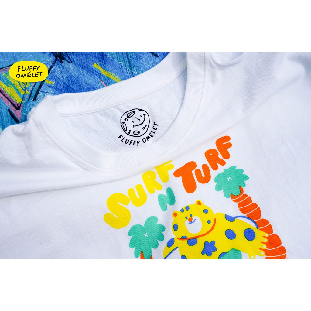 fluffy-omelet-surf-n-turf-tee-one-size