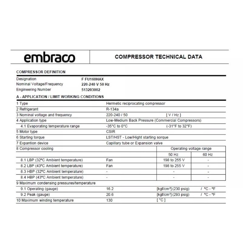 คอมเพรสเซอร์-embraco-ffu160hax-คอมตู้แช่