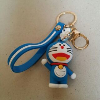 พวงกุญแจ โมเดล ซีรีโคน ลาย โดราเอม่อน Doraemon ขนาดสูง 5.5 ซม.