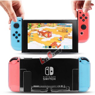 ภาพขนาดย่อของสินค้าเคสใส เนื้อนิ่ม กันกระแทก Nintendo Switch Case