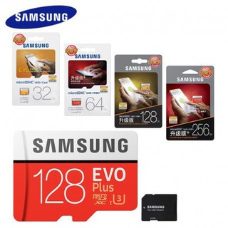 Samsung Evo Plus 100MB/S U3 4K Class 10 Micro SD 16GB 32GB 64GB 128GB 256GB SDXC