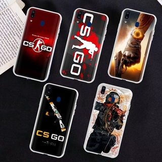 เคสโทรศัพท์มือถือแบบใส ลาย Counter Strike CS GO สําหรับ Samsung Galaxy A02 A02S M02 M02S A22 A71 A51 A21S A12 A01 A11