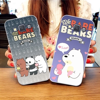 เคสโทรศัพท์ซิลิโคนลายการ์ตูนหมีสําหรับ Samsung A 3 A 5 A 6 A 7 A 8 A 9 Star Pro Plus E5 E7 2016 2017 2018