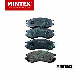 Mintex ผ้าเบรคหน้า (ของอังกฤษ) (brake pad) นิสสัน NISSAN Bluebird U11 ปี 1984-1986, U12 1.8GL ปี 1988-1993