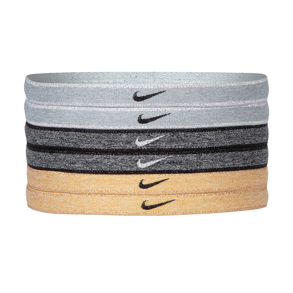 nike-แถบคาดศีรษะ-swoosh-sport-headbands-6-pack-wolf-grey-black-club-gold-metallic-gold-n-100-2008-097