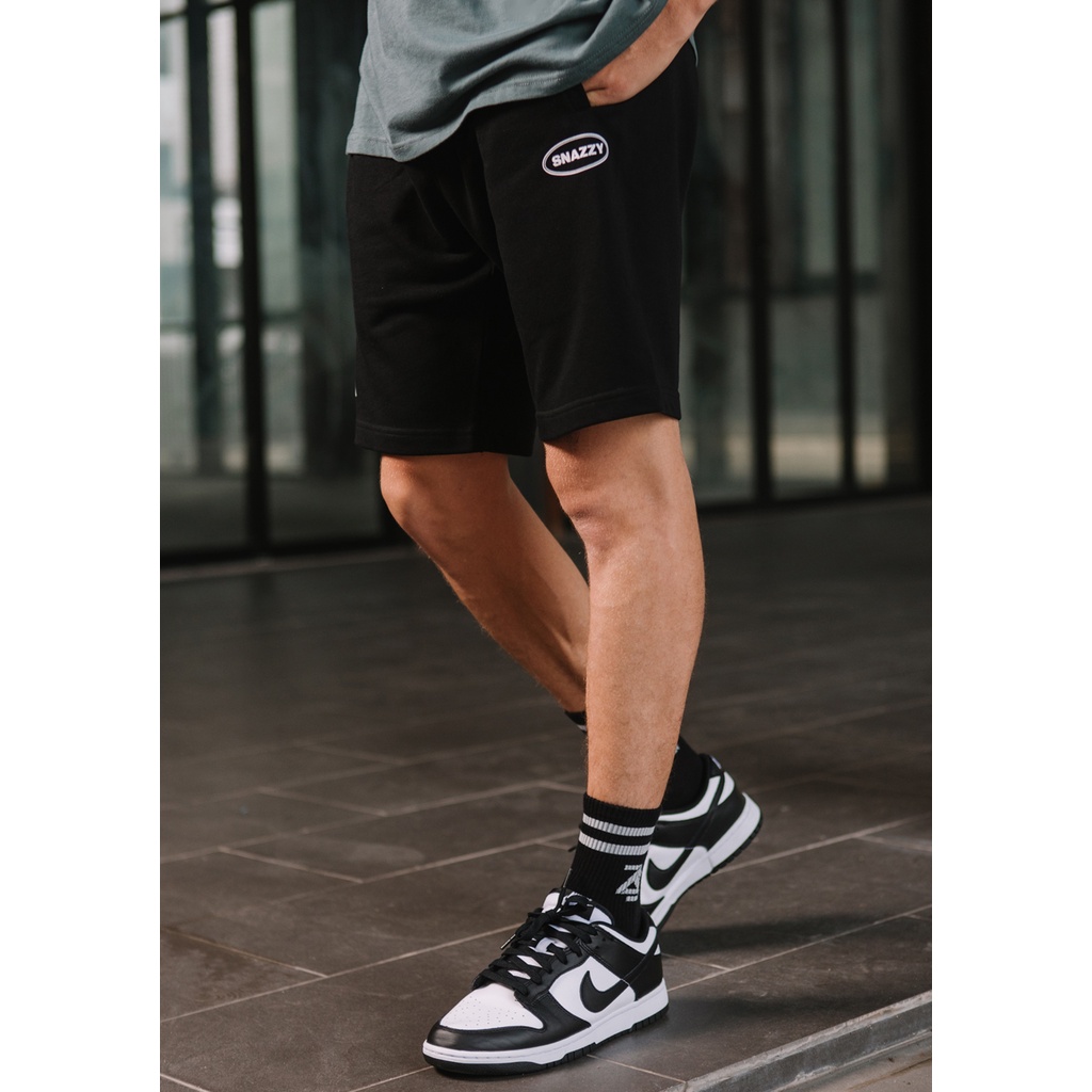 กางเกง SNZ Taped Men’s shorts (Black/Grey) กางเกงขาสั้น Shopee Thailand