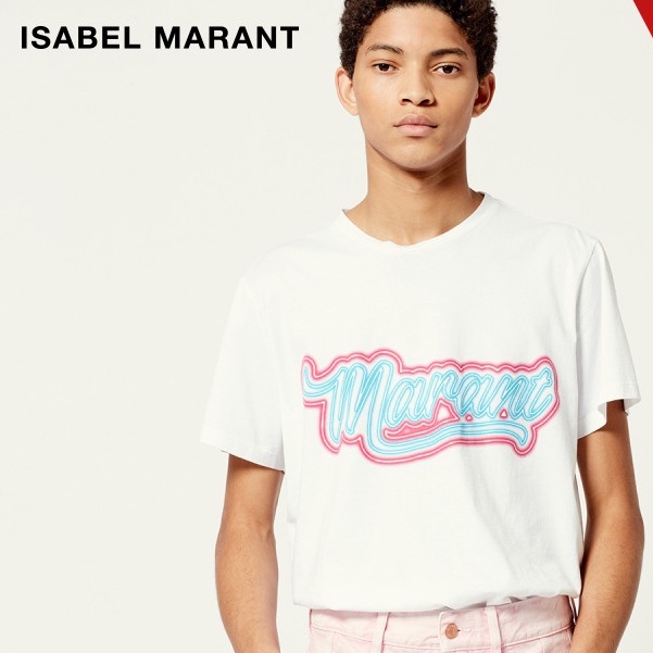 เสื้อยืดผู้ชายisabel-marant-homme-เสื้อยืดแขนสั้นลําลอง-zao-เรียบง่าย-แฟชั่นฤดูใบไม้ผลิ-และฤดูร้อน-สําหรับผู้ชาย-เสื้อยื