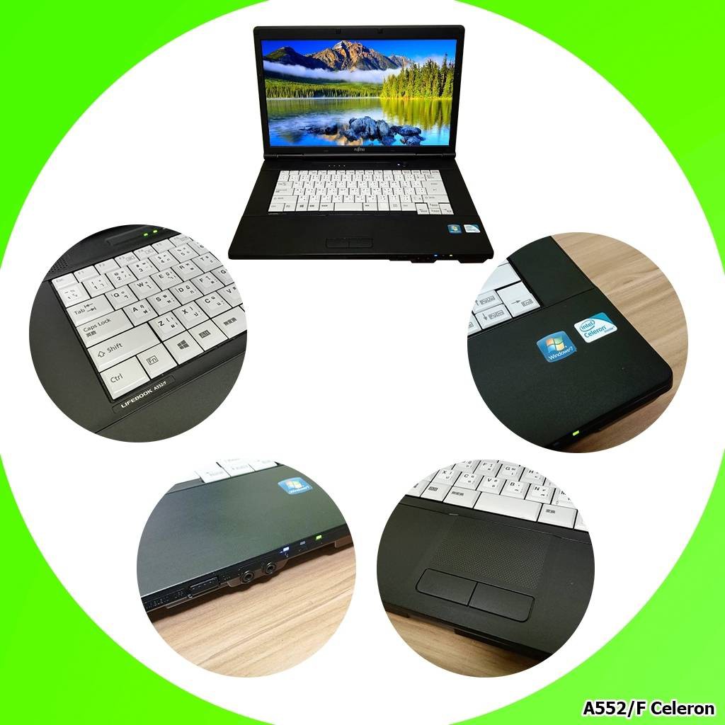 โน๊ตบุ๊คมือสอง-notebook-fujitsu-lifebook-a552-d-intel-celeron-b800-1-50-ghz-ram-2-g-hdd-250-g-ขนาด-15-6นิ้ว