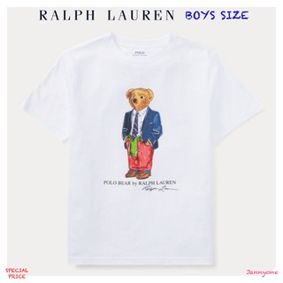 RALPH LAUREN PREPPY BEAR COTTON T-SHIRT ( BOYS SIZE 8-20 YEARS )