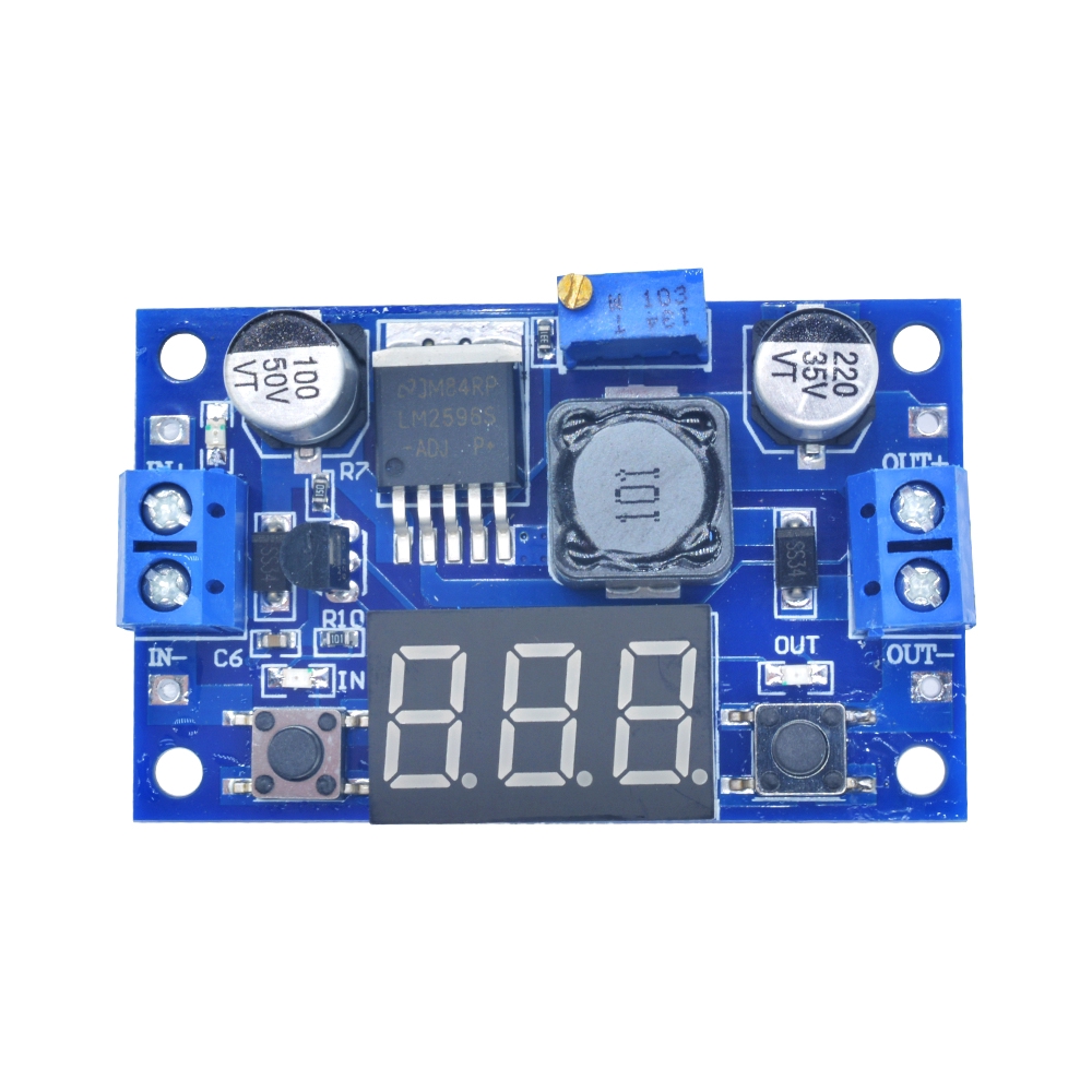 diymore-lm2596-buck-step-down-power-converter-module-dc-4-0-40-to-1-3-37v-led-voltmeterโมดูล
