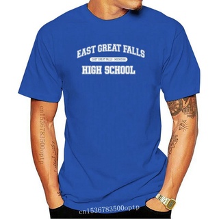 เสื้อยืดผ้าฝ้ายพิมพ์ลายขายดี เสื้อยืด ผ้าฝ้าย 100% พิมพ์ลาย East Great Falls High School