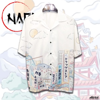 ภาพหน้าปกสินค้าเสื้อฮาวาย ลายปลาวาฬขาว A048 ผ้าไหมอิตาลี ที่เกี่ยวข้อง