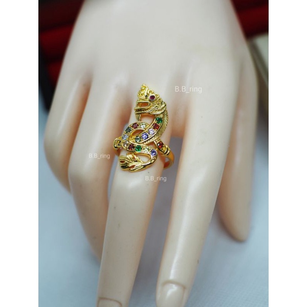 bb-ring-แหวนพญานาคนพเก้า24k-size9-10-11us