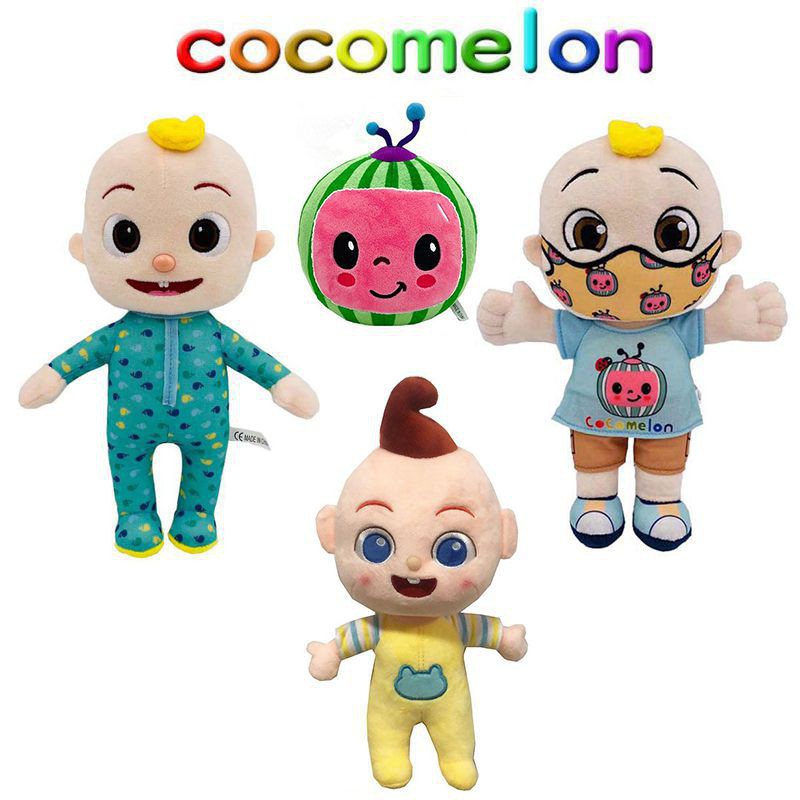 ภาพหน้าปกสินค้าตุ๊กตา Cocomelon Jj ของเล่นสําหรับเด็ก ขนาด 26 ซม. / 10 นิ้ว 2 ชิ้น