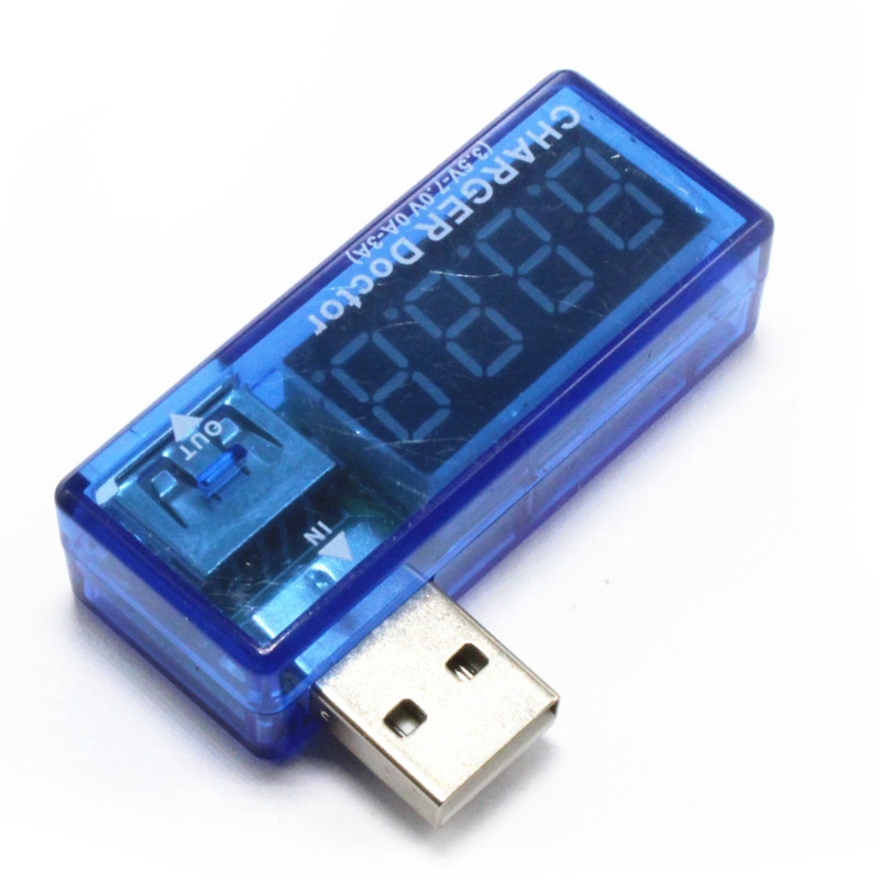 ภาพหน้าปกสินค้าUSB Mobile Power Charging Tester Meter USB Charger Doctor Voltmeter Ammeter