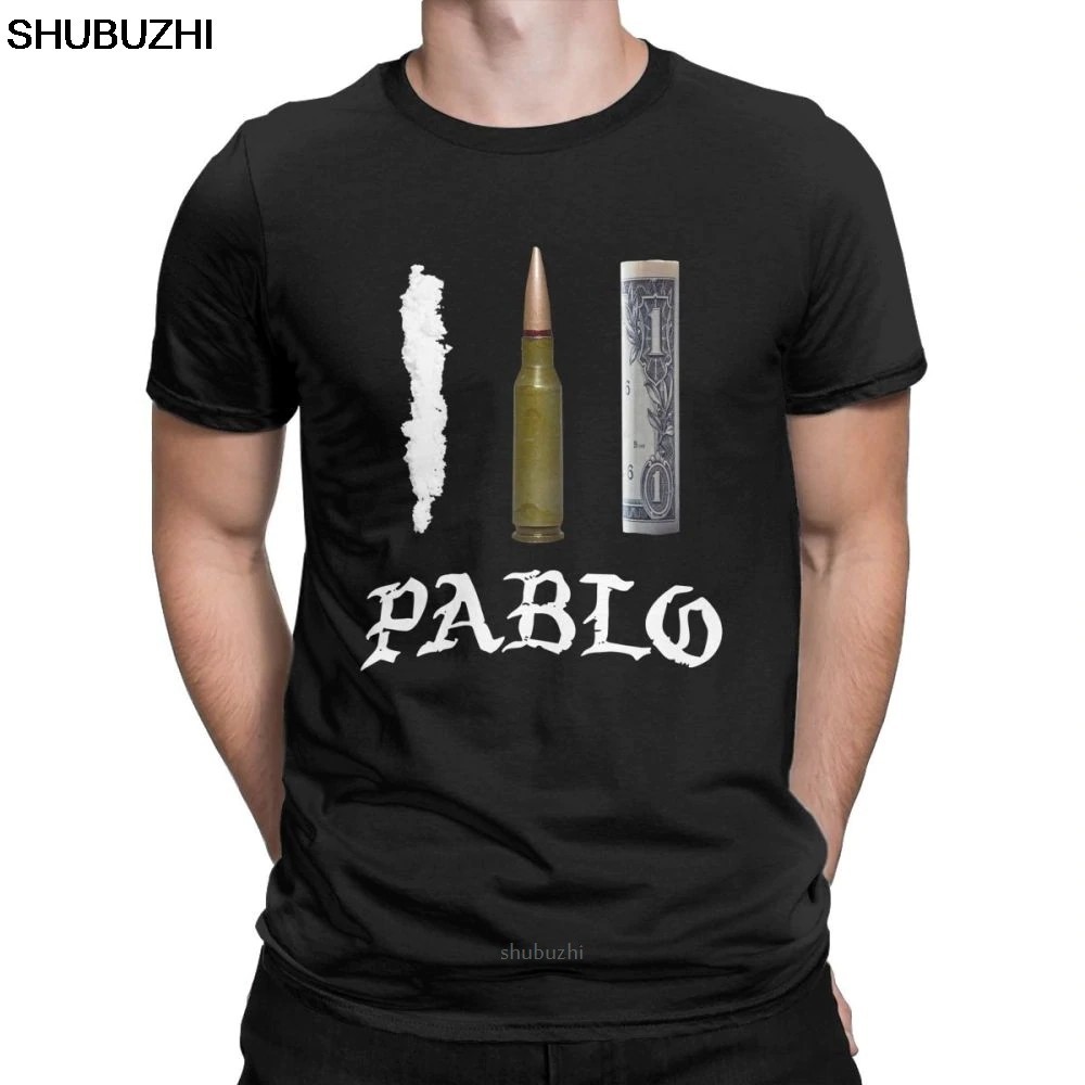 pablo-escobar-เสื้อยืดผู้ชายยา-bullet-เงินแขนสั้น-retro-tees-เสื้อรอบคอ-cotton-plus-ขนาด-t-เสื้อ