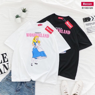 เสื้อยืดโอเวอร์ไซส์ oversize ลายWonderland