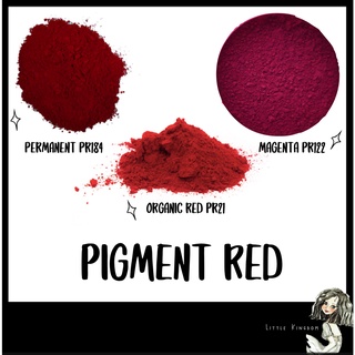 Pigment สีแดง Pigment Red *Non-Toxic* พิกเมนต์สำหรับทำสีน้ำ สีน้ำมัน