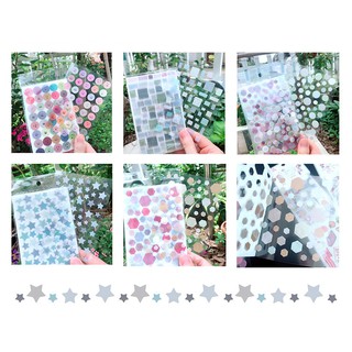 สินค้า สติ๊กเกอร์ เรขาคณิต 1ชุด6แผ่น