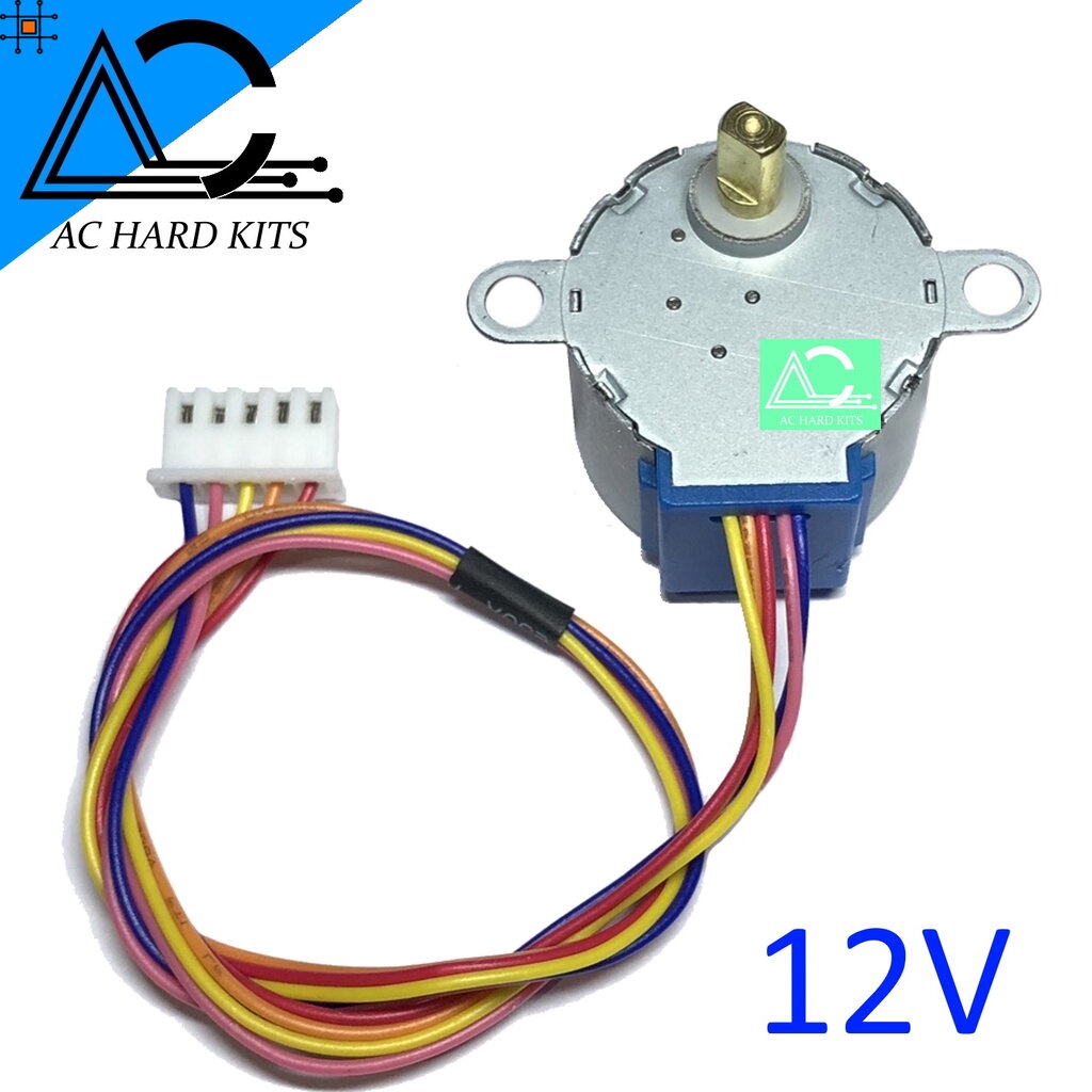 Stepper Motor 12V 4-Phase สเต็ปปิ้งมอเตอร์ 12V | Shopee Thailand