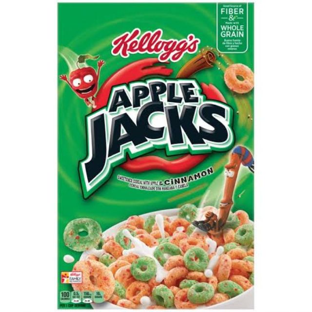 ภาพหน้าปกสินค้าพร้อมส่ง ซีเรียล Kellogg's apple jacks จาก อเมริกา จากร้าน janechuen บน Shopee