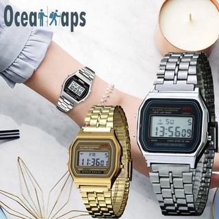 สินค้า 2019 นาฬิกาข้อมือดิจิตอลสไตล์วินเทจสำหรับผู้ชายผู้หญิง