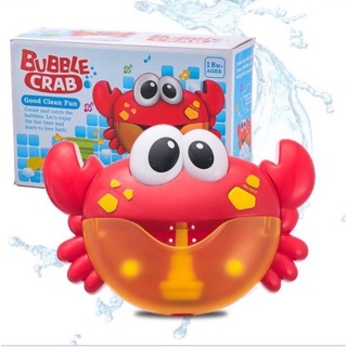 Bath tpys ปูพ่นฟอง bubble crab 🦀 ปูพ่นบับเบิ้ลของเล่นในห้องน้ำ