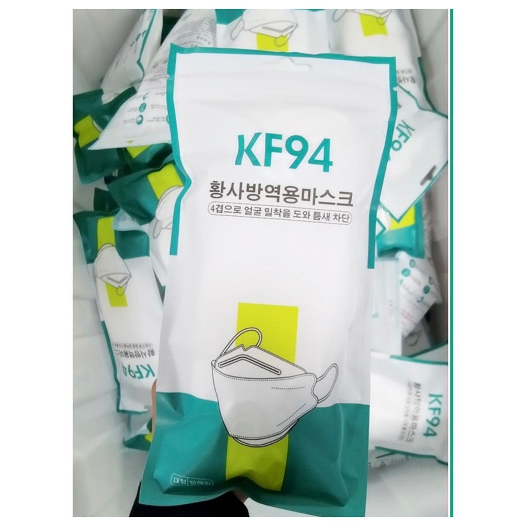 หน้ากากอนามัย-kf94-made-in-korea-กันฝุ่น-กันไวรัสืทรง-3d-สินค้า1แพ็ค10ชิ้นสุดคุ้ม-3d-10