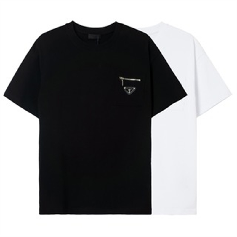 s-5xl-เสื้อยืดแขนสั้นลําลอง-คอกลม-ผ้าฝ้าย-แต่งซิป-พิมพ์ลายตัวอักษร-prada-แฟชั่นคู่รัก-สไตล์คลาสสิก-พลัสไซซ์-สําหรับผู้ช