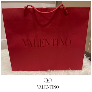 แท้ 💯% Used Valentino Paper Bag for bag, shoes, sandals ถุงกระดาษแบรนด์เนม สภาพดี พร้อมส่ง