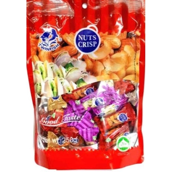 ขนมตุ๊บตั๊บ NUTS CRISP ถั่วอัดแท่งรวมรส 250 g ,500 g | Shopee Thailand