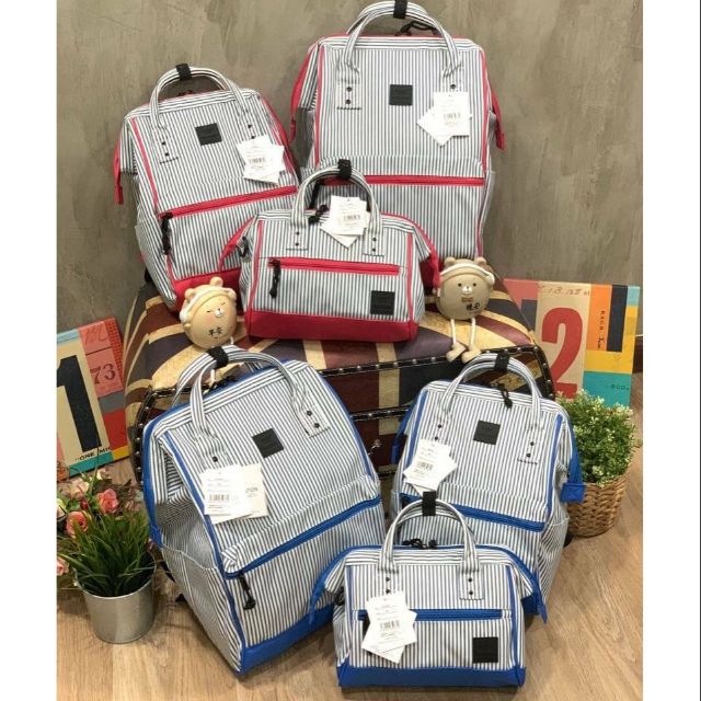 ราคาพิเศษส่งท้ายปีเก่าต้อนรับปีใหม่-anello-small-multi-color-mini-amp-classic-backpack-os-n045-n046