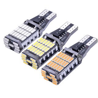 หลอดไฟ LED SMD CANbus ไฟติดรถยนต์ T5 4014 45  2 ชิ้น