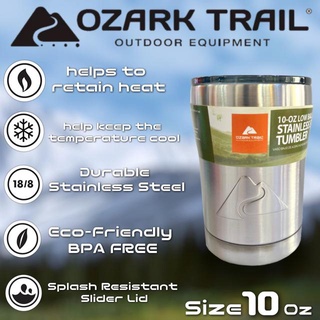 Ozark Ttail 10oz mug แก้วสแตนเลสเก็บอุหภูมิ แก้วเก็บความเย็น-ความร้อน 10 ออนซ์ 10 สี พร้อมจัดส่ง